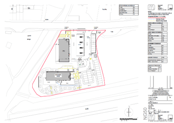 Plan of Fried Chicken & Coffee Drive-Thru Development